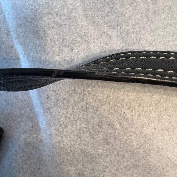 Coach black‎ contrast stitch swingpack crossbody excellent condition - Picture 11 of 12